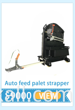 Semi Automatic Pallet Strapping Machine Vertical PP Belt Band Carton Box Pallet Strapping Machine